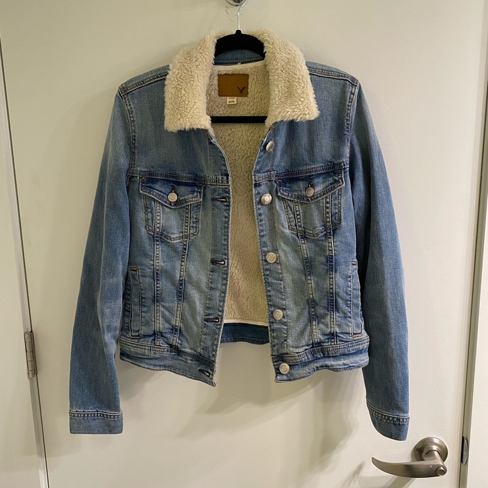 Fur Lined/Collared Jean Jacket
